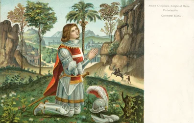 Albert Anringhieri, Chevalier de Malte, Pinturicchio